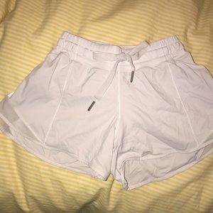 White lululemon shorts size 2
